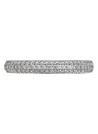 Bague Or Blanc et oxydes de zirconium "Sagesse"