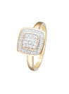 Bague Or Jaune et Diamants 0,15 carats "Lima"