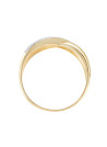Bague Or Jaune et Diamants 0,03 carats "Cayos"