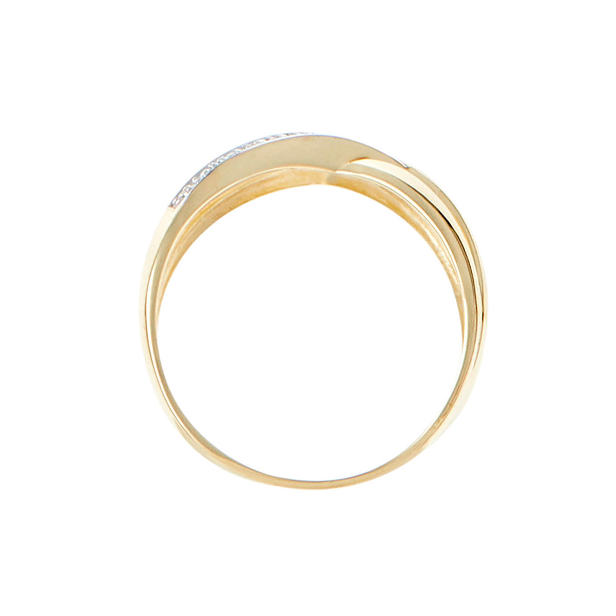 Bague " Pascaline" Or jaune et Diamant