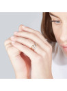 Bague Or Jaune et Diamants 0,03 carats "Cayos"