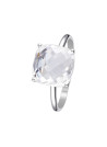 Bague Or Blanc et Topaze Blanche 5,5 carats "Amathia"