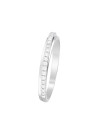 Bague Or Blanc et Diamants 0,12 carats "Alliance Divine"