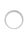 Bague Or Blanc et Diamants 0,12 carats "Alliance Divine"