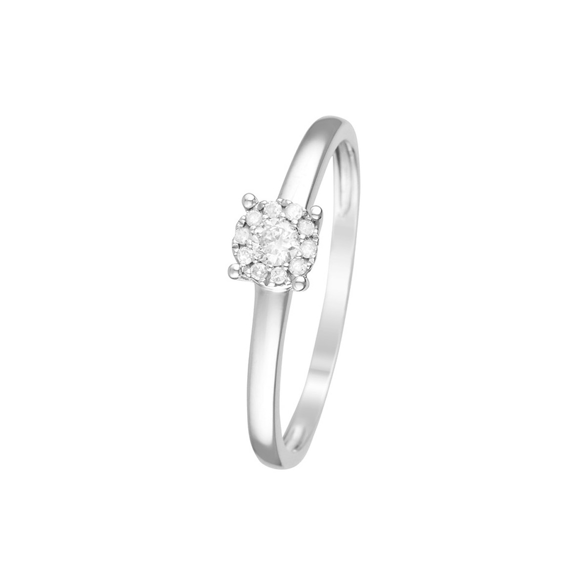 Bague " Grâce" Or blanc et Diamant