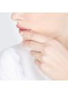 Bague Or Jaune et Diamants 0,45 carats "3 mots Doux"