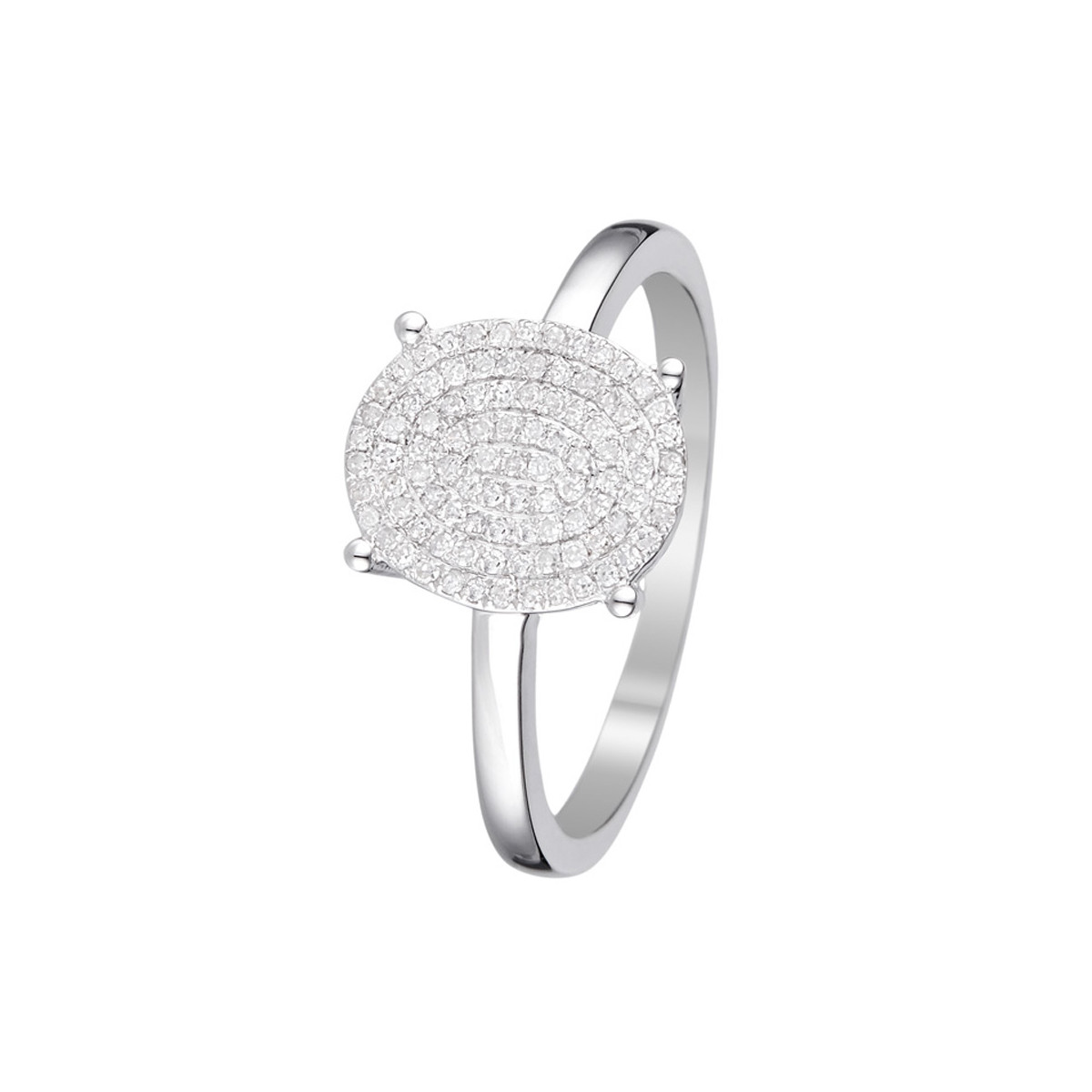 Bague "Sublissime" Or blanc et Diamants