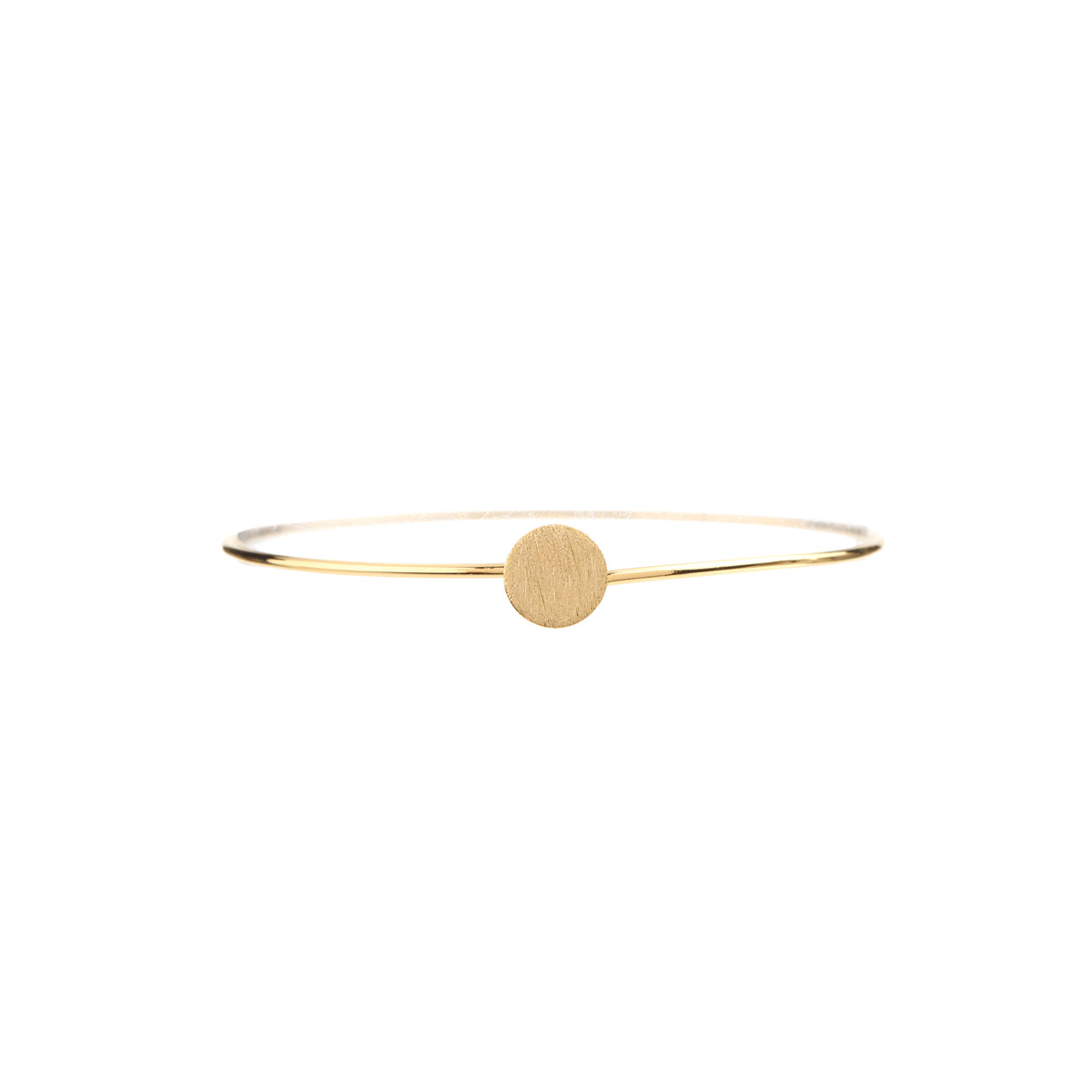 Bracelet en laiton doré "Wanda" Bracelet jonc en laiton doré "Wanda"