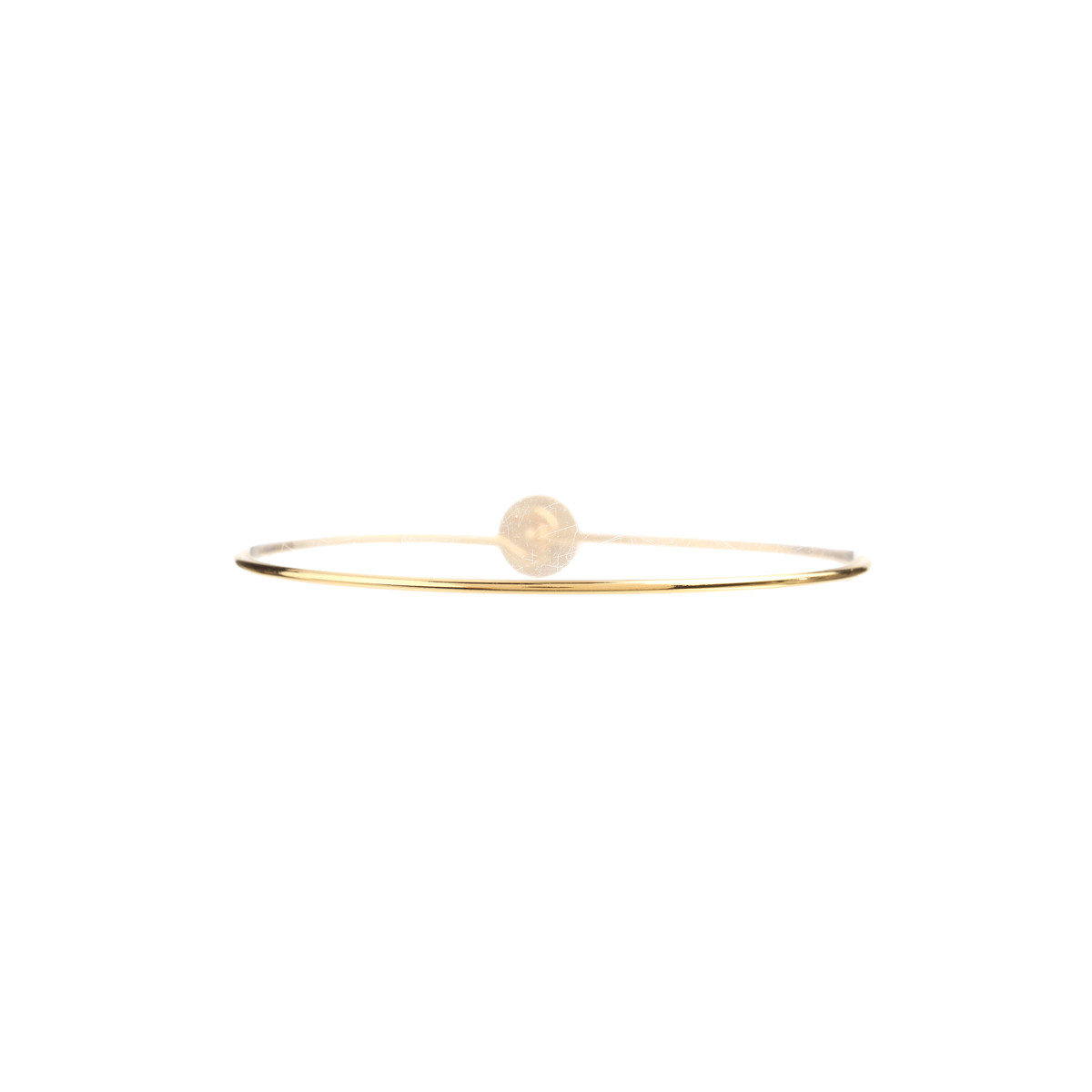 Bracelet en laiton doré "Wanda" Bracelet jonc en laiton doré "Wanda"