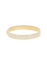 Bracelet jonc RIO Émail blanc finition dorée