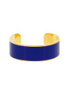 Bracelet Émail bleu "Oslo" finition dorée