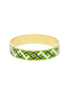Bracelet jonc "CARTHAGE" Émail mullticolore finition dorée