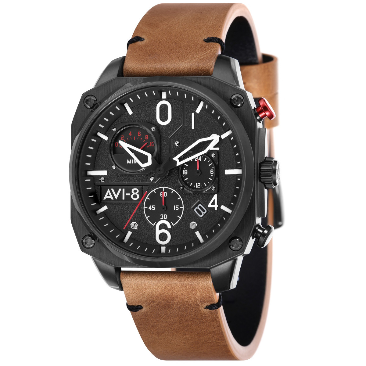 aviateur montre homme Montre AVI-8 HAWKER HUNTER Quartz Chronograph - AV-4052-02