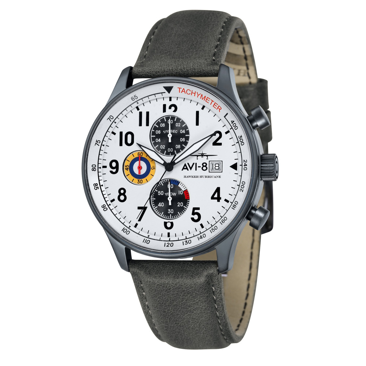 montre homme design Montre AVI-8 HAWKER HURRICANE Quartz Chronograph - AV-4011-0B