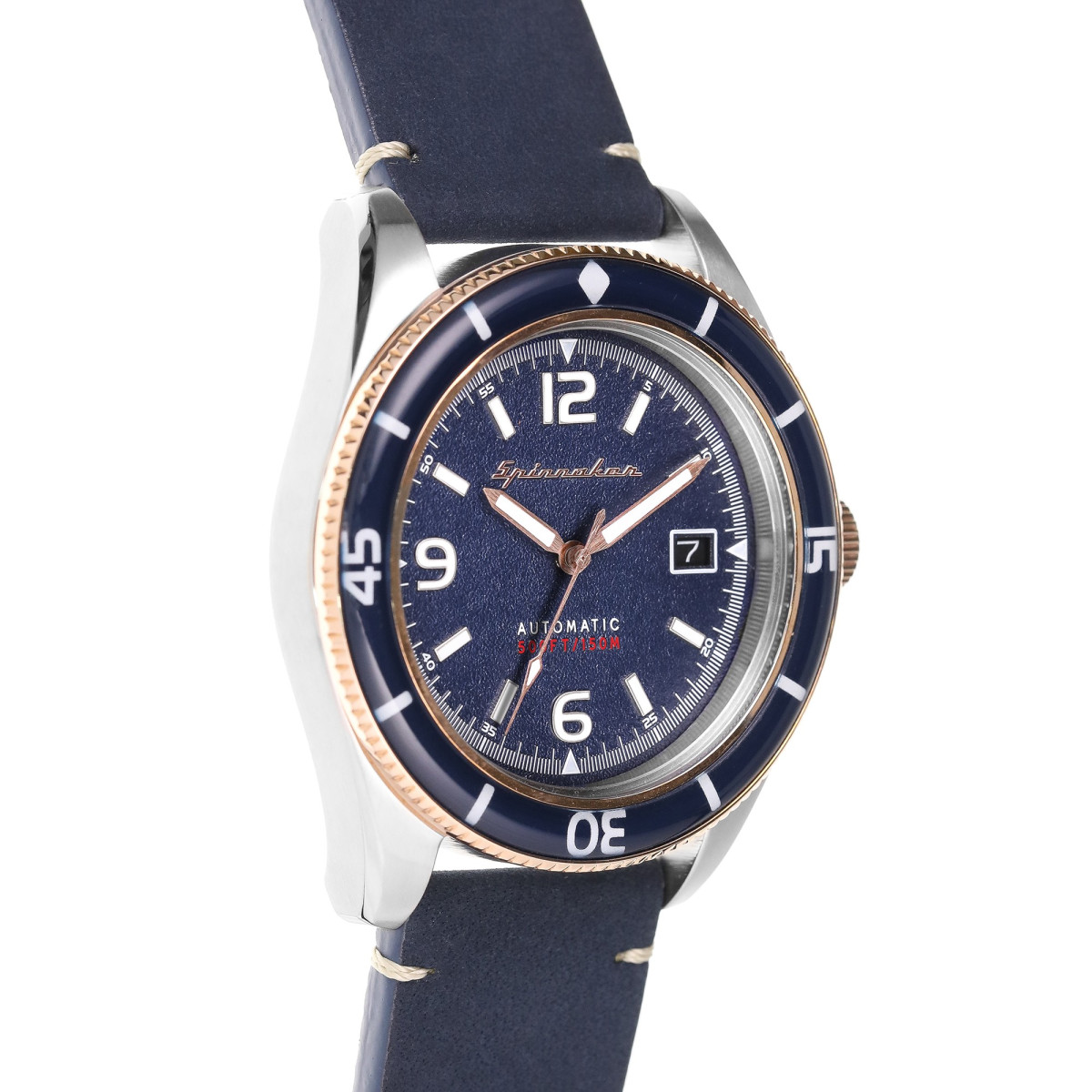 Montre Spinnaker FLEUSS Automatique - Cadran Bleu - SP-5055-04 Montre Spinnaker FLEUSS Automatique - Cadran Bleu - SP-5055-04