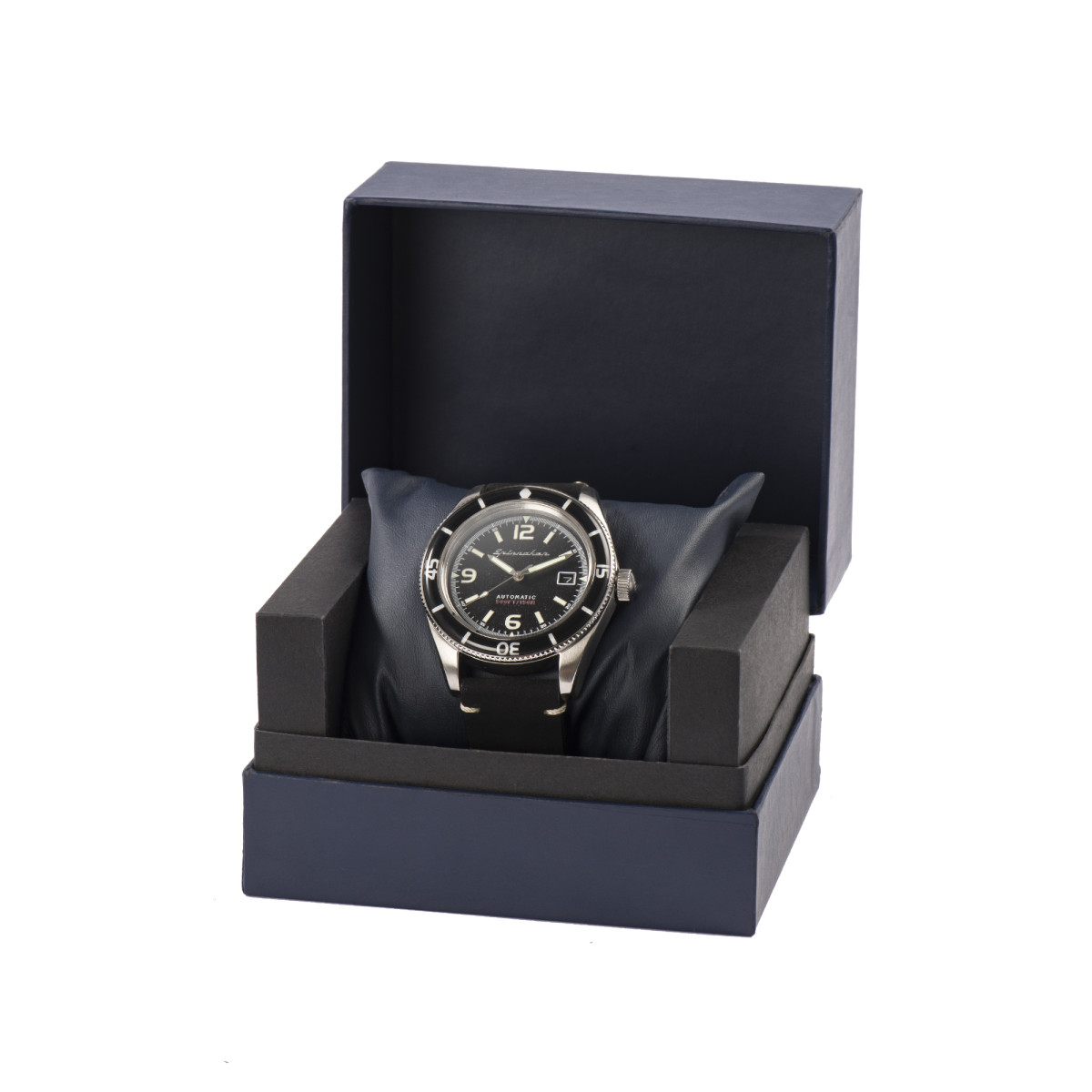 Montre Spinnaker FLEUSS Automatique - Cadran Noir Montre Spinnaker FLEUSS Automatique - Cadran Noir - SP-5055-02