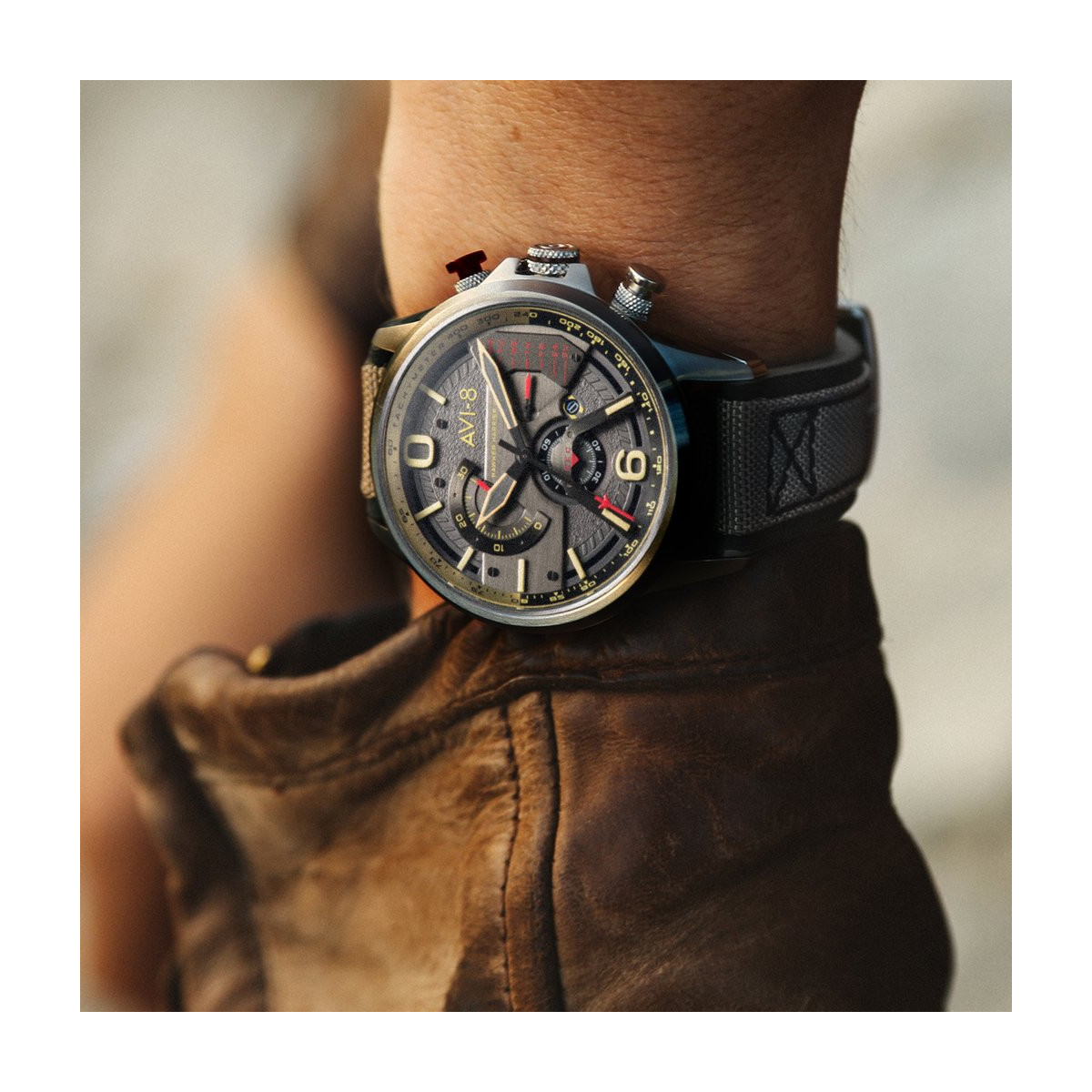 Montre AVI-8 HAWKER HARRIER II Quartz Chronograph - AV-4056-03
