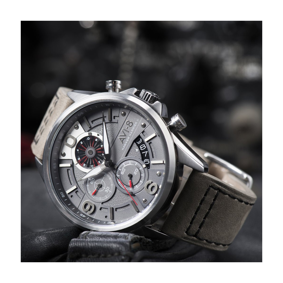 Montre AVI-8 HAWKER HARRIER II Quartz Chronograph - AV-4051-03