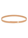 Bracelet Jonc à message Laiton rosé "IL EN FAUT PEU POUR ETRE HEUREUX"