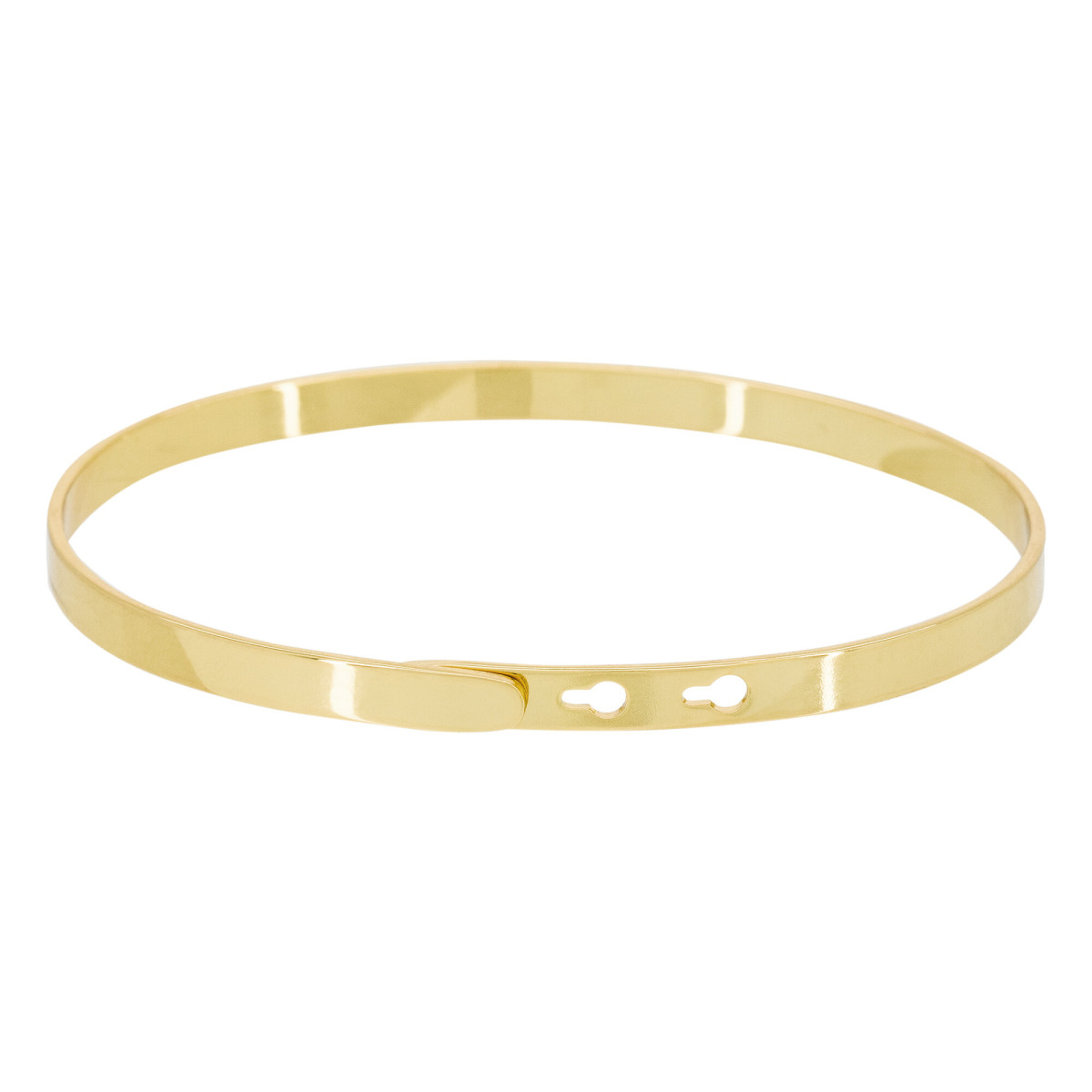 Bracelet à message "Une Famille en Or" Laiton doré