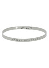 Bracelet Jonc à message Laiton "MAMAN HEUREUSE"