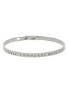 Bracelet Jonc à message Laiton "TANTE: COMME UNE MÈRE EN + COOL"
