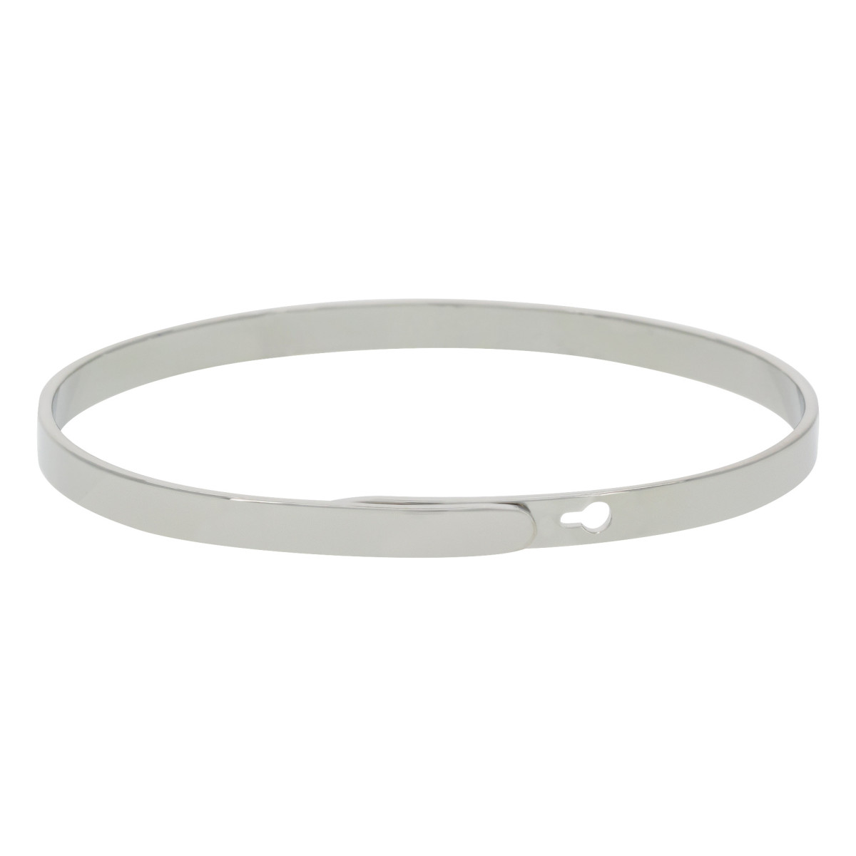 Bracelet Jonc à message Laiton "UNE MARRAINE AU TOP" Bracelet à message "Une Marraine Au Top" Laiton argenté