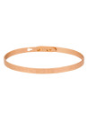 Bracelet Jonc à message Laiton rosé "LA MEILLEURE DES TATAS"