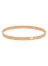 Bracelet Jonc à message Laiton rosé "LA MEILLEURE DES TATAS"