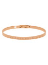 Bracelet Jonc à message Laiton rosé "MA SŒUR POUR LA VIE"