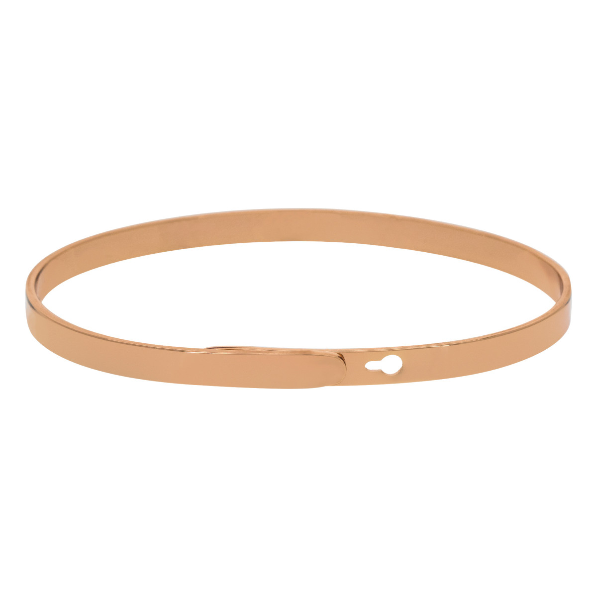 Bracelet Jonc à message Laiton rosé "MA SŒUR POUR LA VIE" Bracelet à message "Ma Sœur Pour La Vie" Laiton rosé