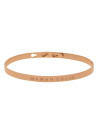 Bracelet Jonc à message Laiton rosé "MAMAN CÂLIN"