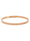 Bracelet Jonc à message Laiton rosé "PILE EN RETARD"
