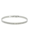 Bracelet Jonc à message Laiton "LA FAMILLE, C'EST LA VIE"