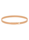 Bracelet Jonc à message Laiton rosé "LES COPINES C'EST LA VIE"