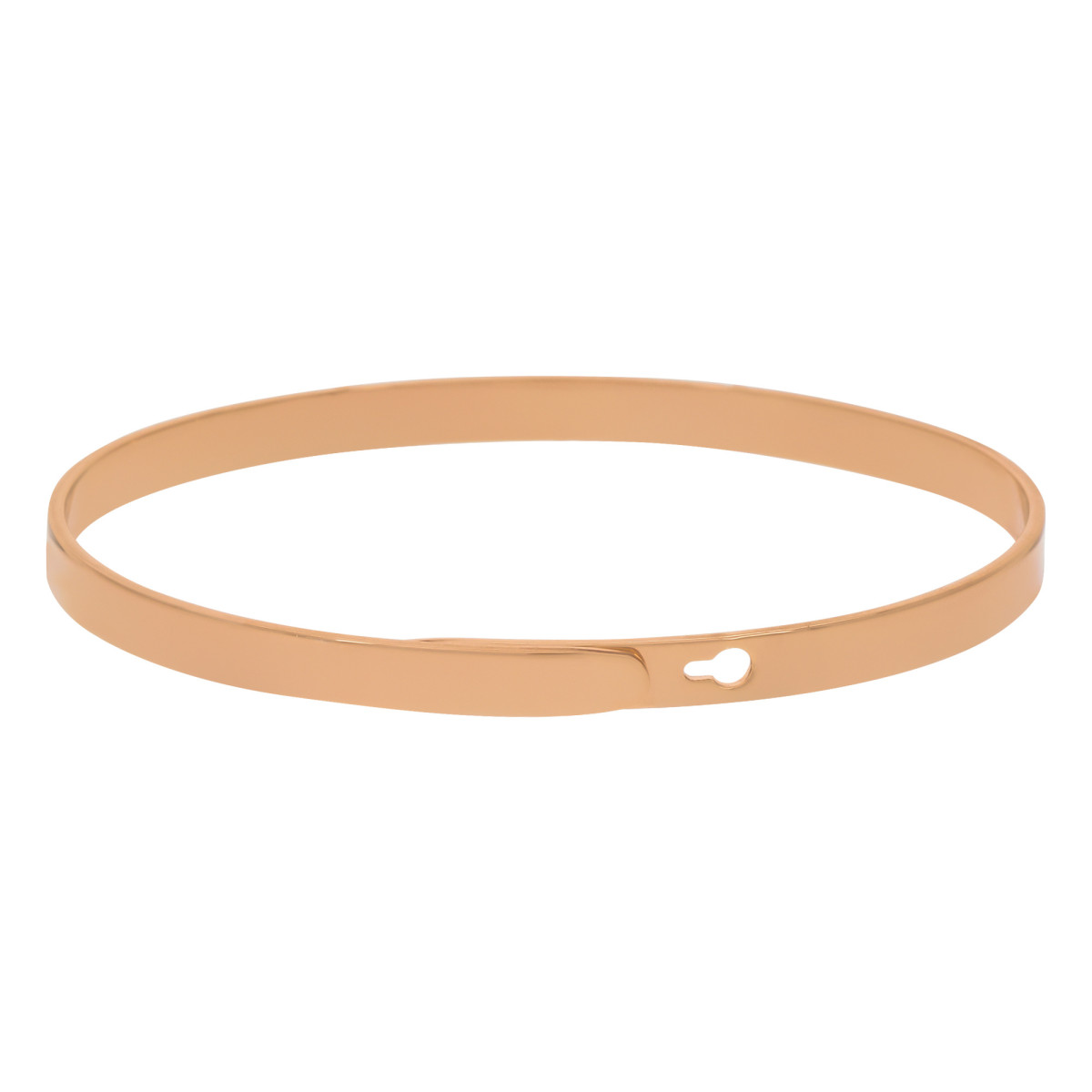 Bracelet Jonc à message Laiton rosé "LES COPINES C'EST LA VIE" Bracelet à message "Les Copines c'est La Vie" Laiton rosé