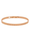 Bracelet Jonc à message Laiton rosé "À LA VIE À L'AMOUR"