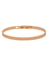 Bracelet Jonc à message Laiton rosé "JE NE VIEILLIS PAS, JE PRENDS DE LA VALEUR"