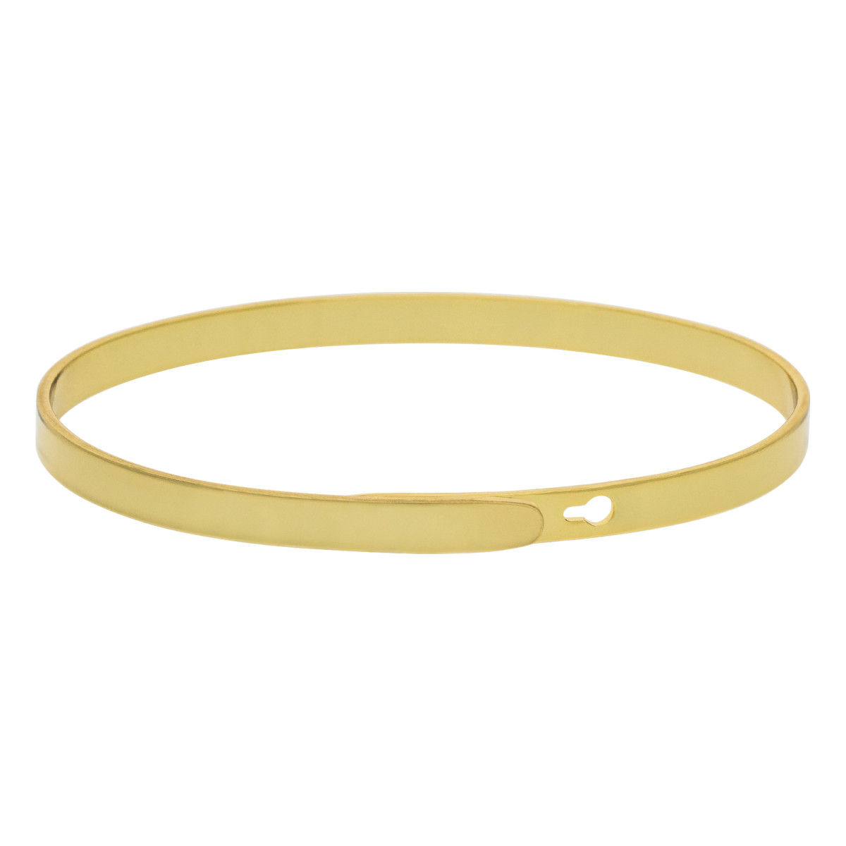 Bracelet Jonc à message Laiton doré "WONDERWOMAN" Bracelet à message "Wonderwoman" Laiton doré