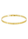 Bracelet Jonc à message Laiton doré "JE NE VIEILLIS PAS, JE PRENDS DE LA VALEUR"