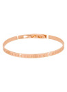 Bracelet Jonc à message Laiton rosé "JE SUIS UNE COPINE QUI DÉCHIRE"
