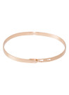 Bracelet Jonc à message Laiton rosé "JE SUIS UNE COPINE QUI DÉCHIRE"