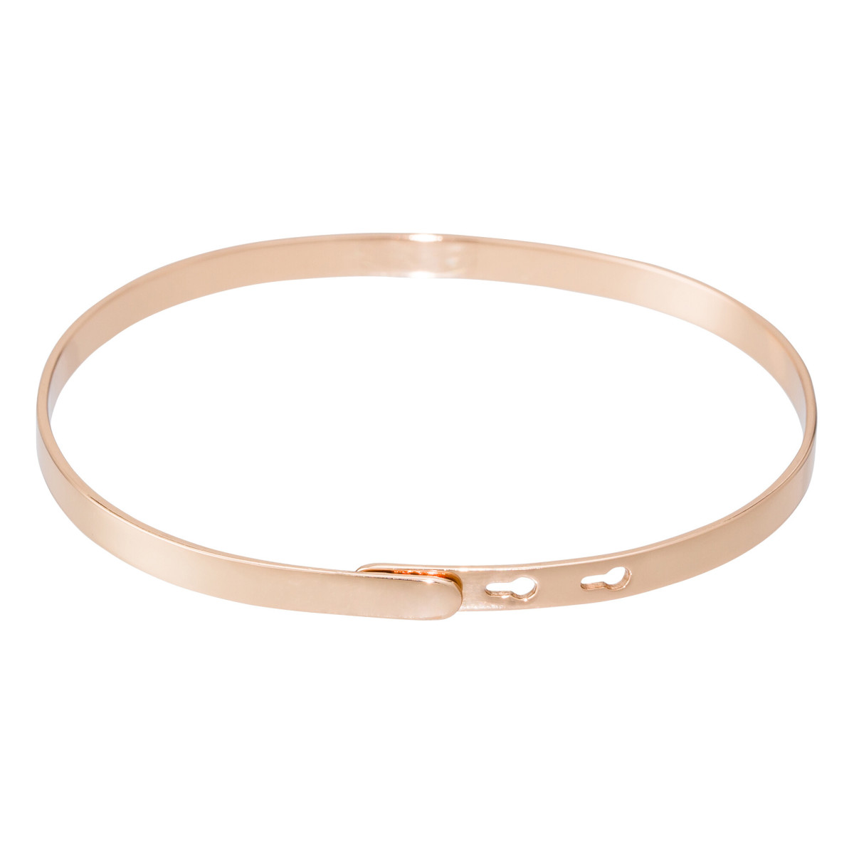 Bracelet à message "Je suis Une Copine Qui Déchire" Laiton rosé