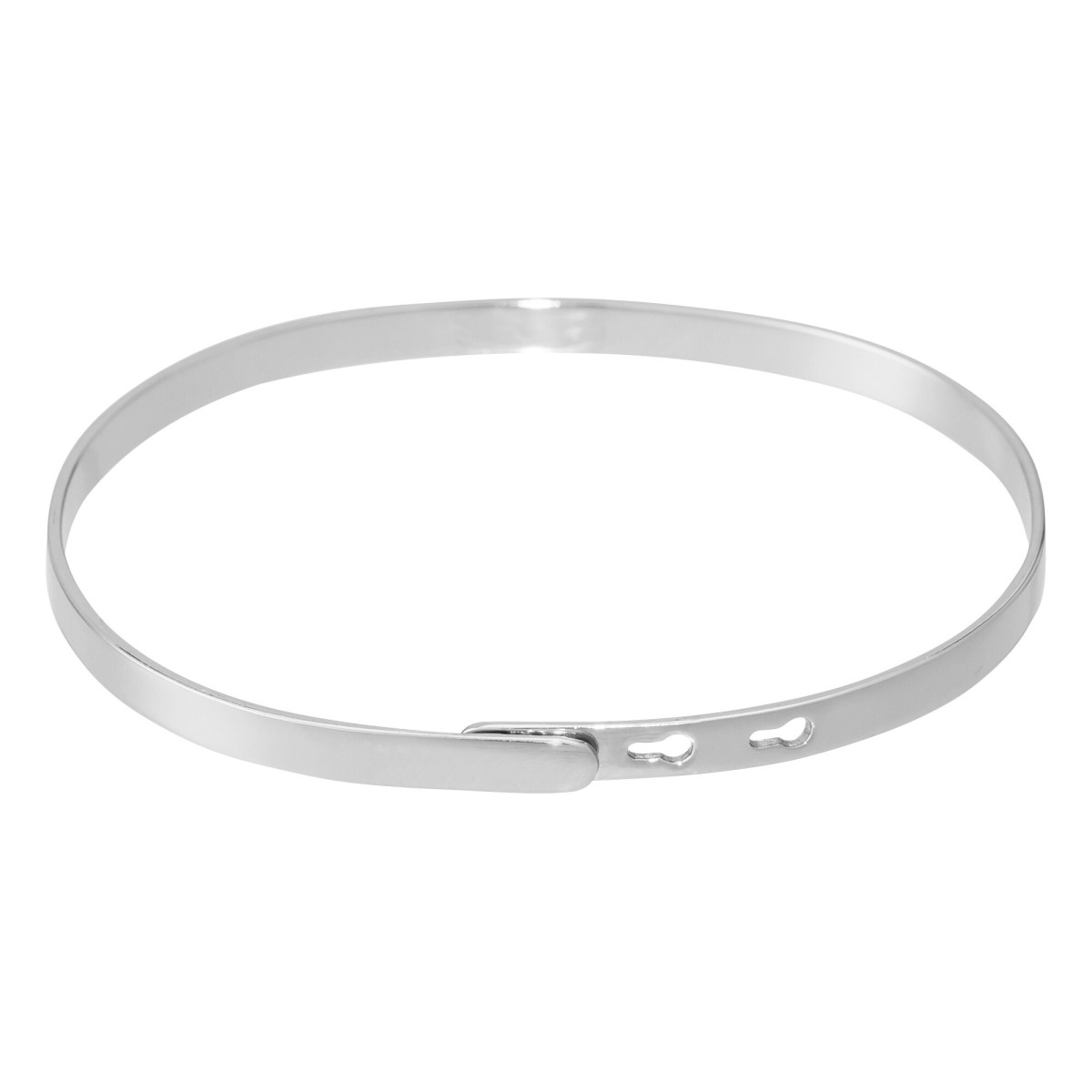 Bracelet à message "Maman Parfaite" Laiton argenté