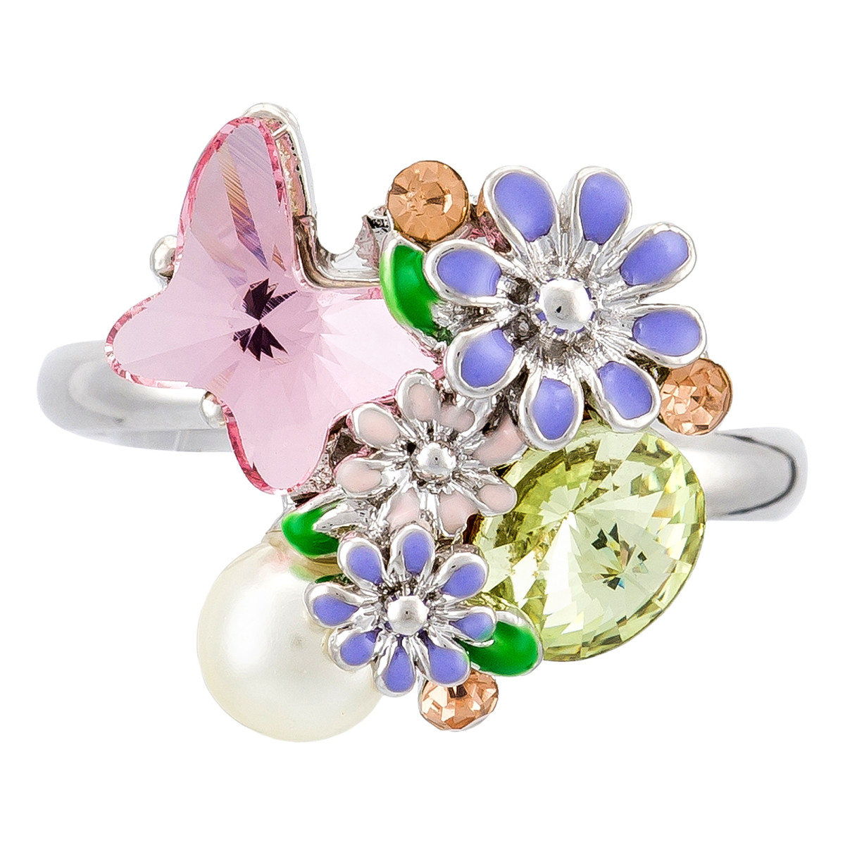 Bague ajustable "Bucolique" Argenté Bague ajustable "Bucolique" Argenté