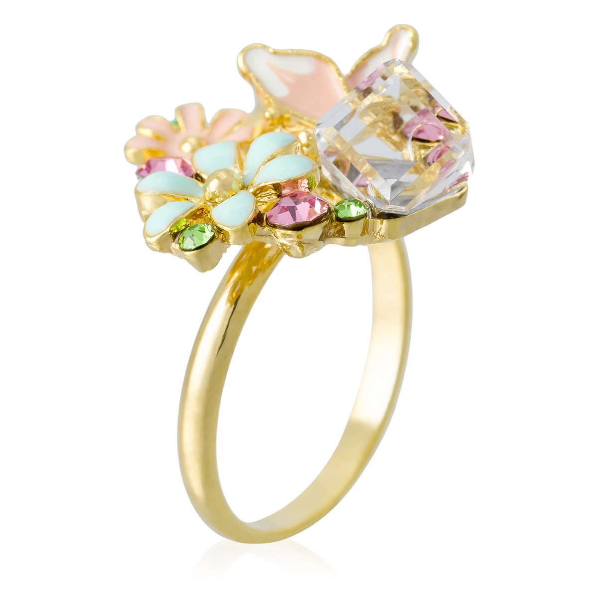 Bague ajustable "Douces Floraisons" Doré Bague ajustable "Douces Floraisons" Doré