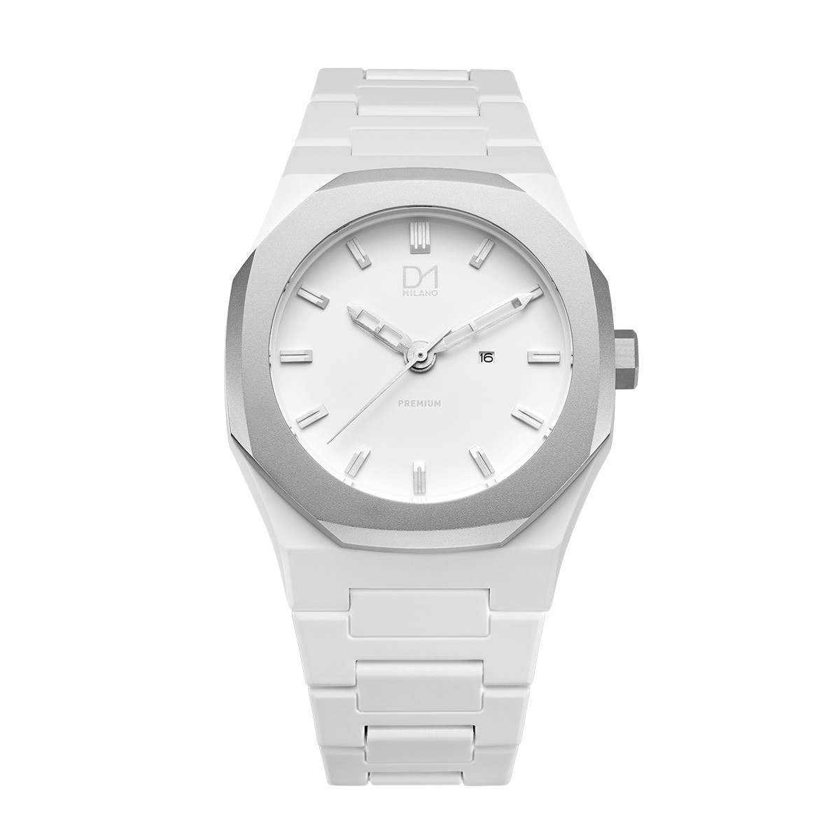 Montre D1 Milano PREMIUM Quartz - Cadran Argenté - 40,5 mm - PR05