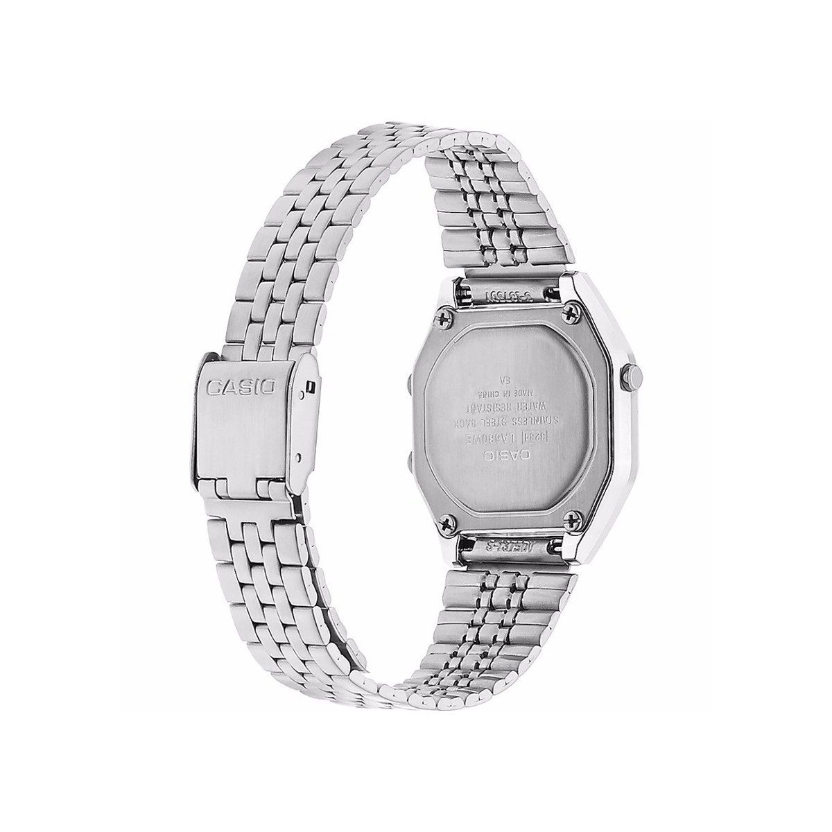 Montre Femme Casio  Bracelet Acier inoxydable Argenté - LA680WEA-7EF