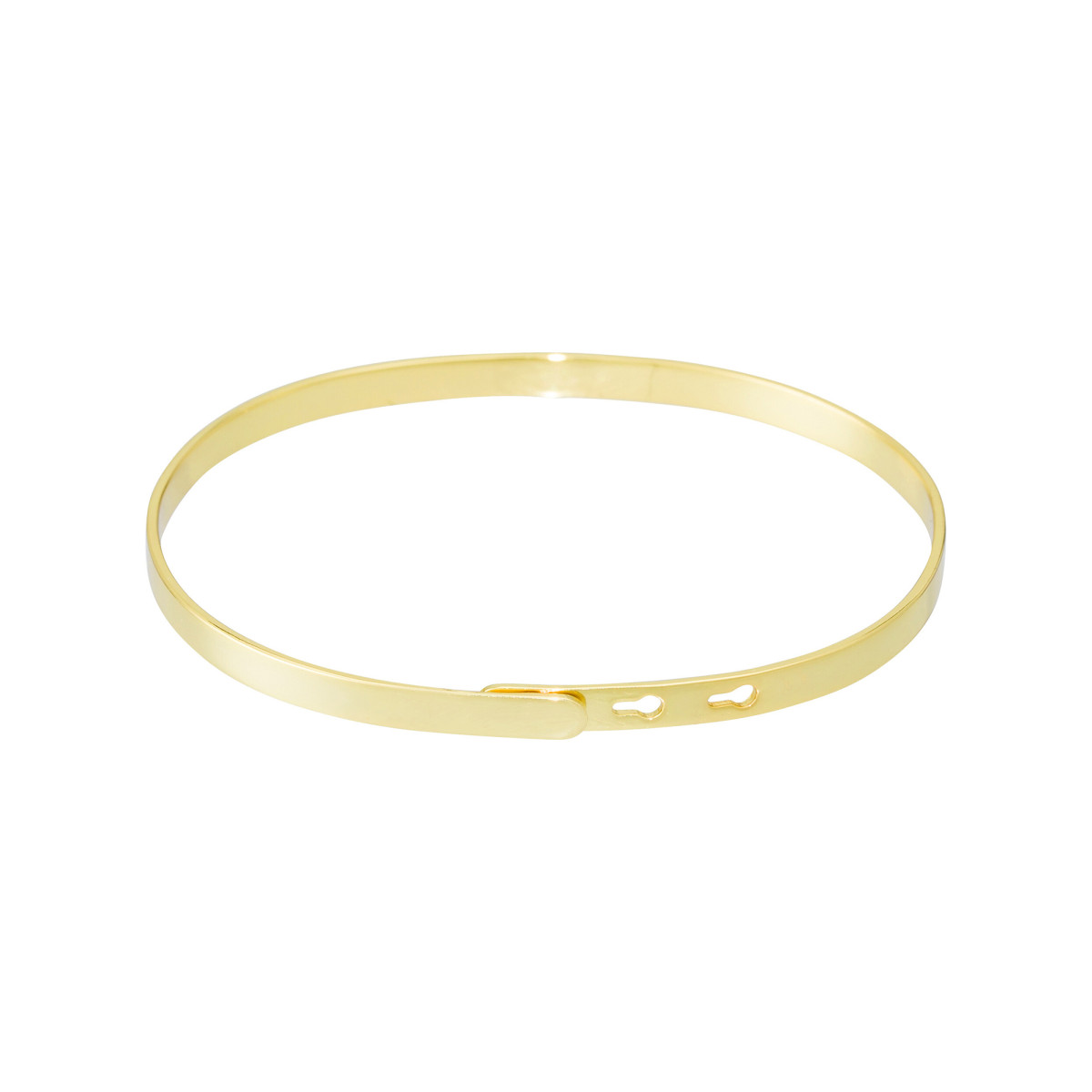 Bracelet Jonc à message Laiton doré "UNE MAMAN EN OR" Bracelet à message "Une Maman en Or" Laiton doré
