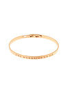 Bracelet Jonc à message Laiton rosé "UNE MARRAINE EN OR"